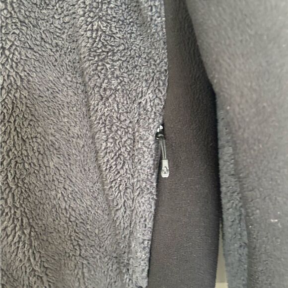 Spyder Charcoal/Black Sherpa Full Zip Fleece Jacket - Picture 2 of 5